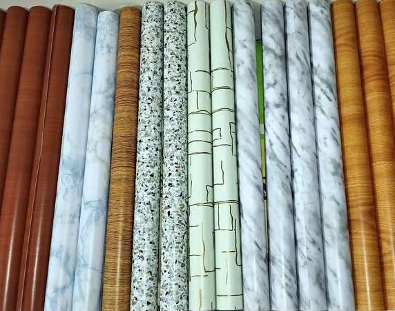 Lámina Revestimiento Madera, estampado, mármol