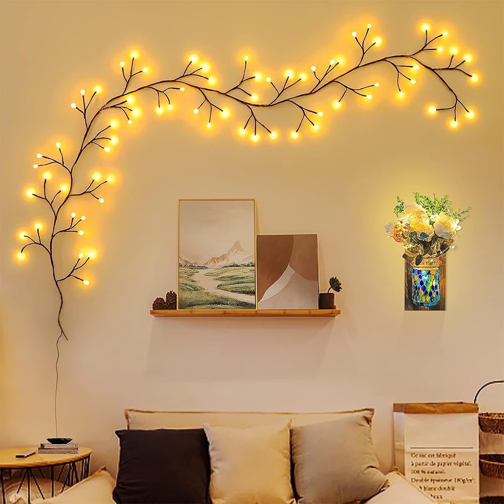 Rama decorativa moldeable con luces LED de 2,5 m