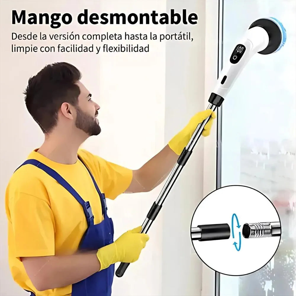 Cepillo eléctrico de limpieza multifuncional 9 en 1