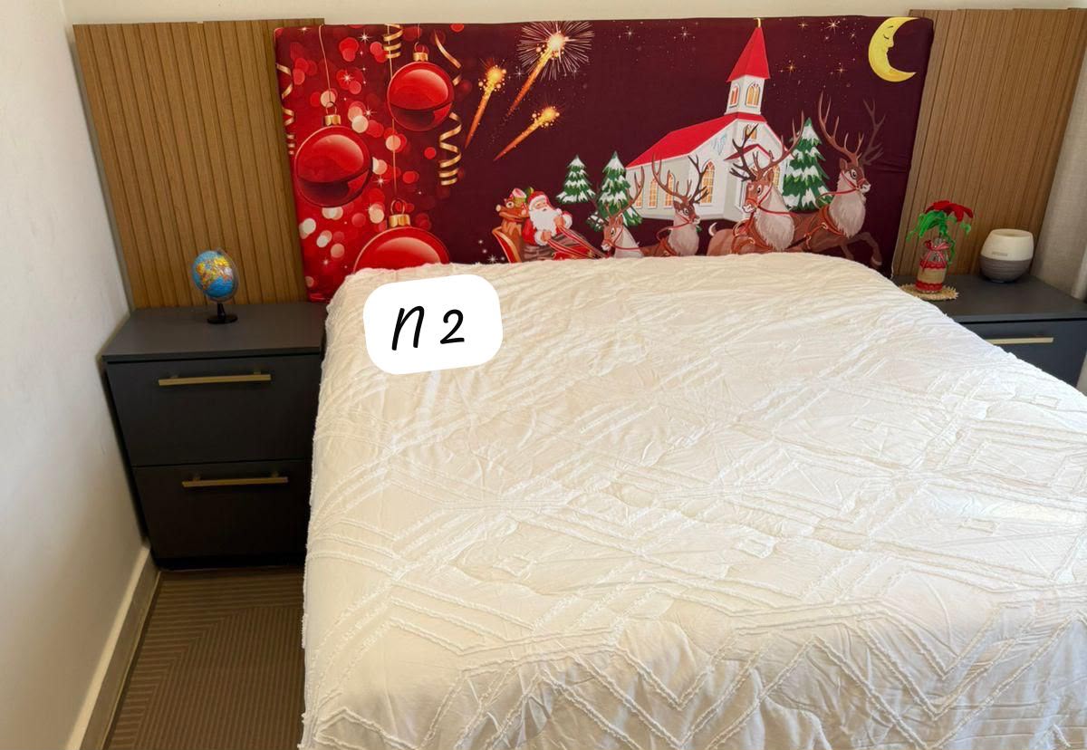 Funda Para cabecera motivo navideño