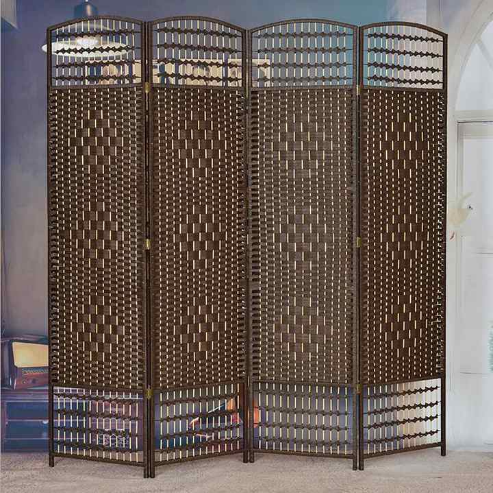 Biombo Separador de 4 Hojas